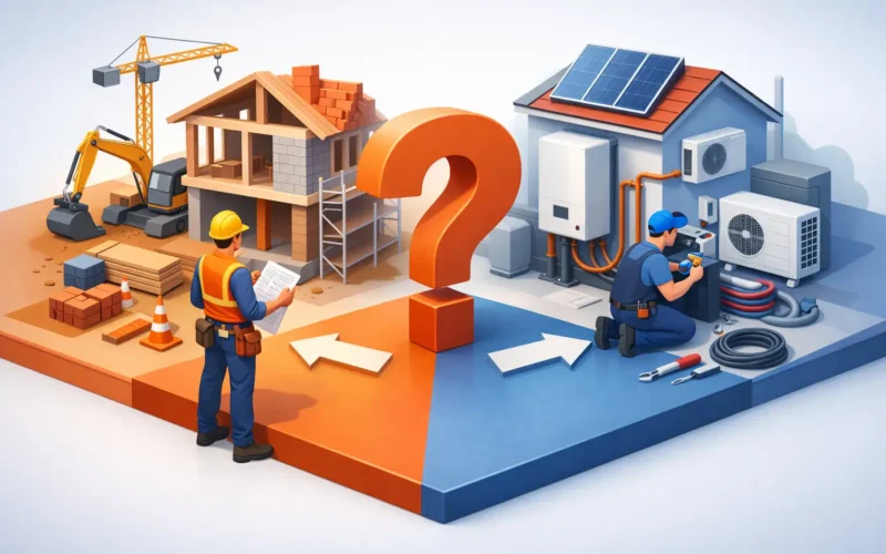 Aannemer of totaalinstallateur kiezen?