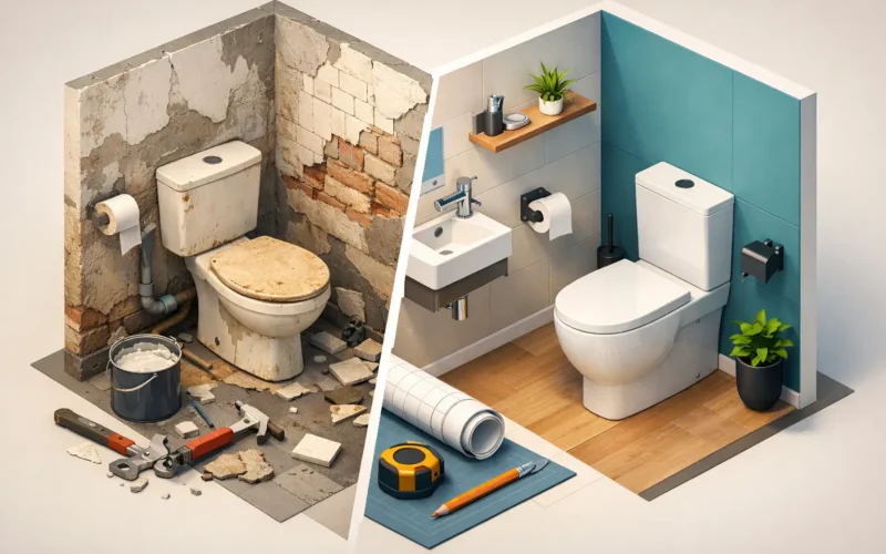 Toilet renovatie kleine ruimte: slim aanpakken