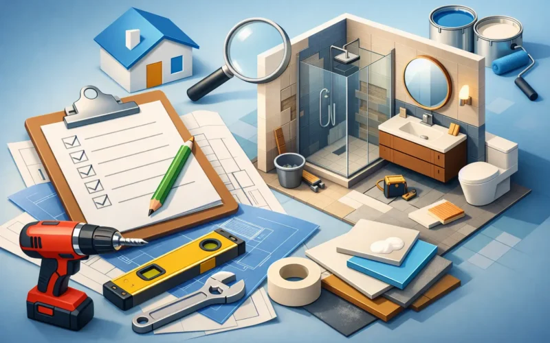 Badkamer verbouwing checklist zonder gedoe