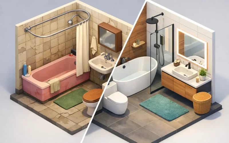 Oude badkamer moderniseren tips die werken
